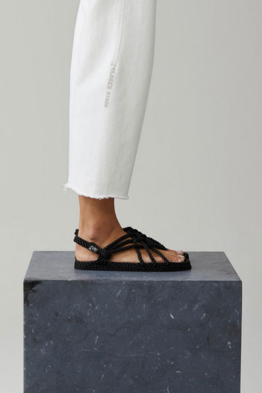 Jc sandals leather discount
